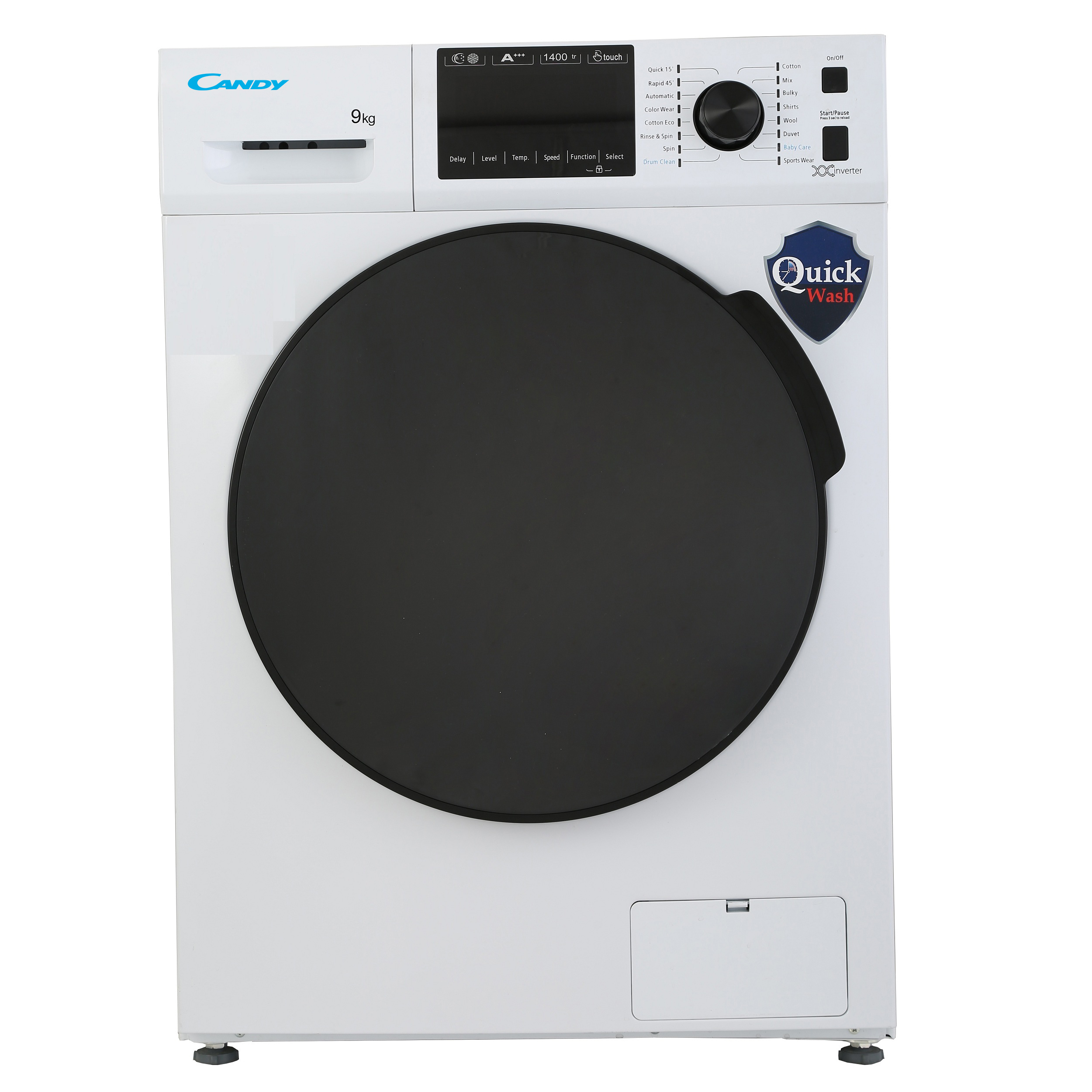 ماشین لباسشویی کندی مدل GIT 1429 ظرفیت 9 کیلوگرم