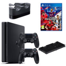 مجموعه کنسول بازی سونی مدل Playstation 4 Slim ریجن 2 کد CUH-2216B ظرفیت 1 ترابایت