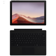تبلت مایکروسافت مدل Surface Pro 7 - C به همراه کیبورد Black Type Cover