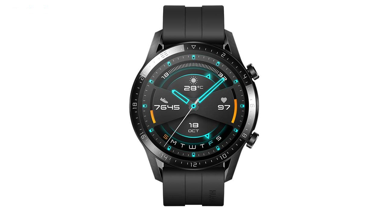 ساعت هوشمند هوآوی مدل WATCH GT 2 LTN-B19 46 mm بند لاستیکی