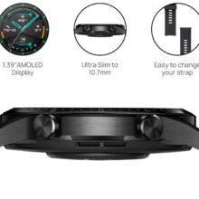 ساعت هوشمند هوآوی مدل WATCH GT 2 LTN-B19 46 mm بند لاستیکی