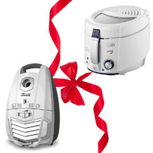 سرخ کن دلونگی مدل RotoFry F38436 و هدیه جاروبرقی فلر مدل VC207