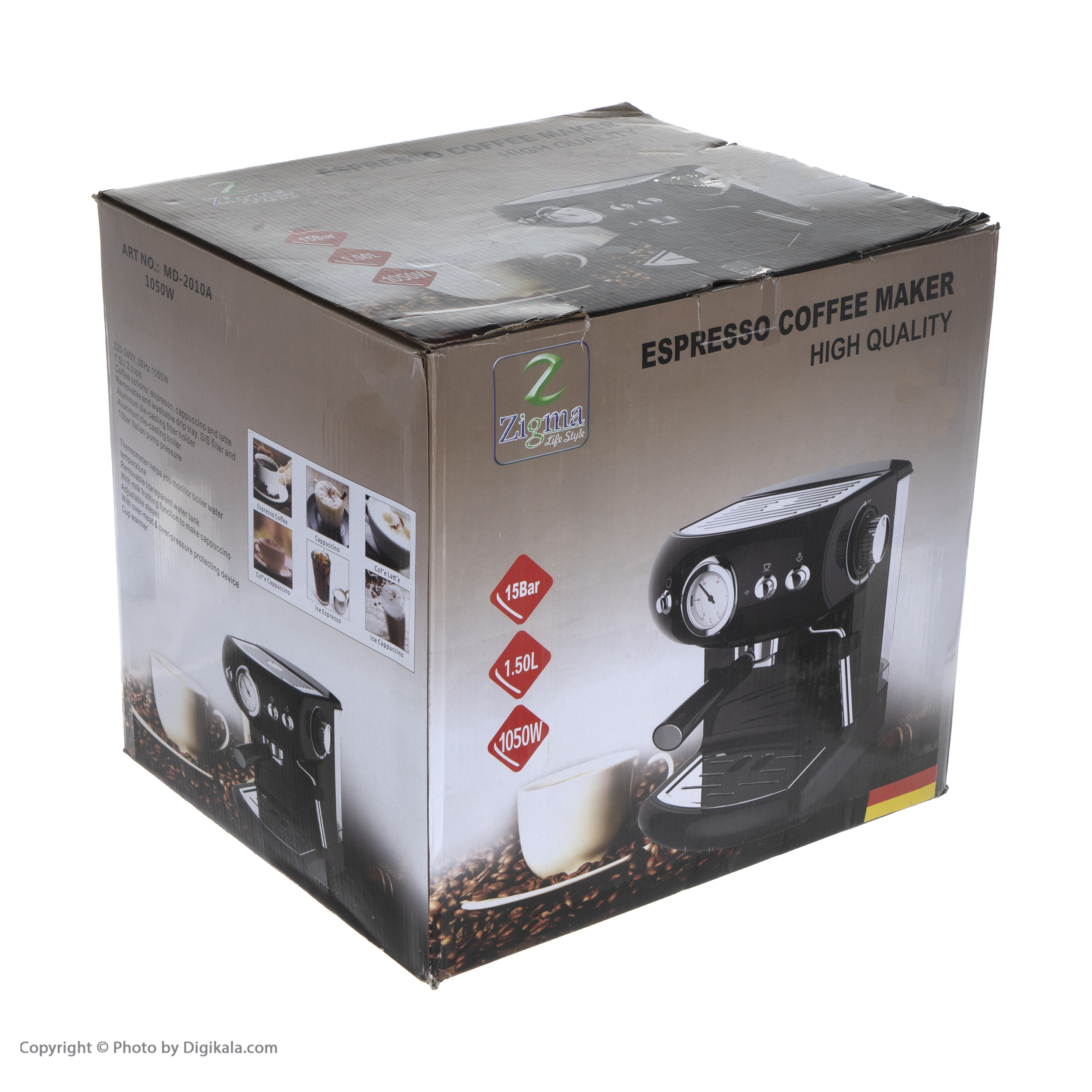 اسپرسوساز زیگما مدل MD-2010A