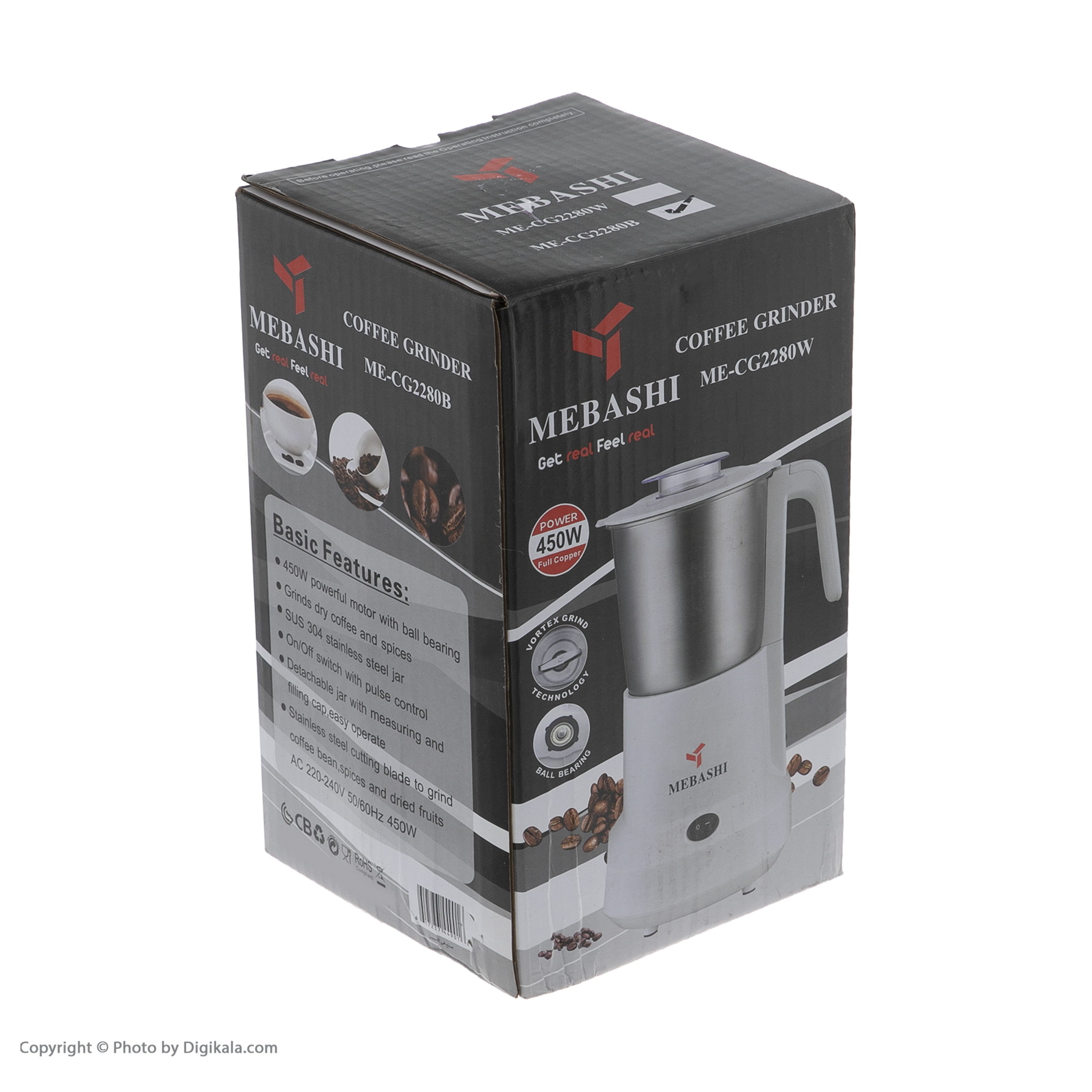 آسیاب قهوه مباشی مدل ME-CG2280B