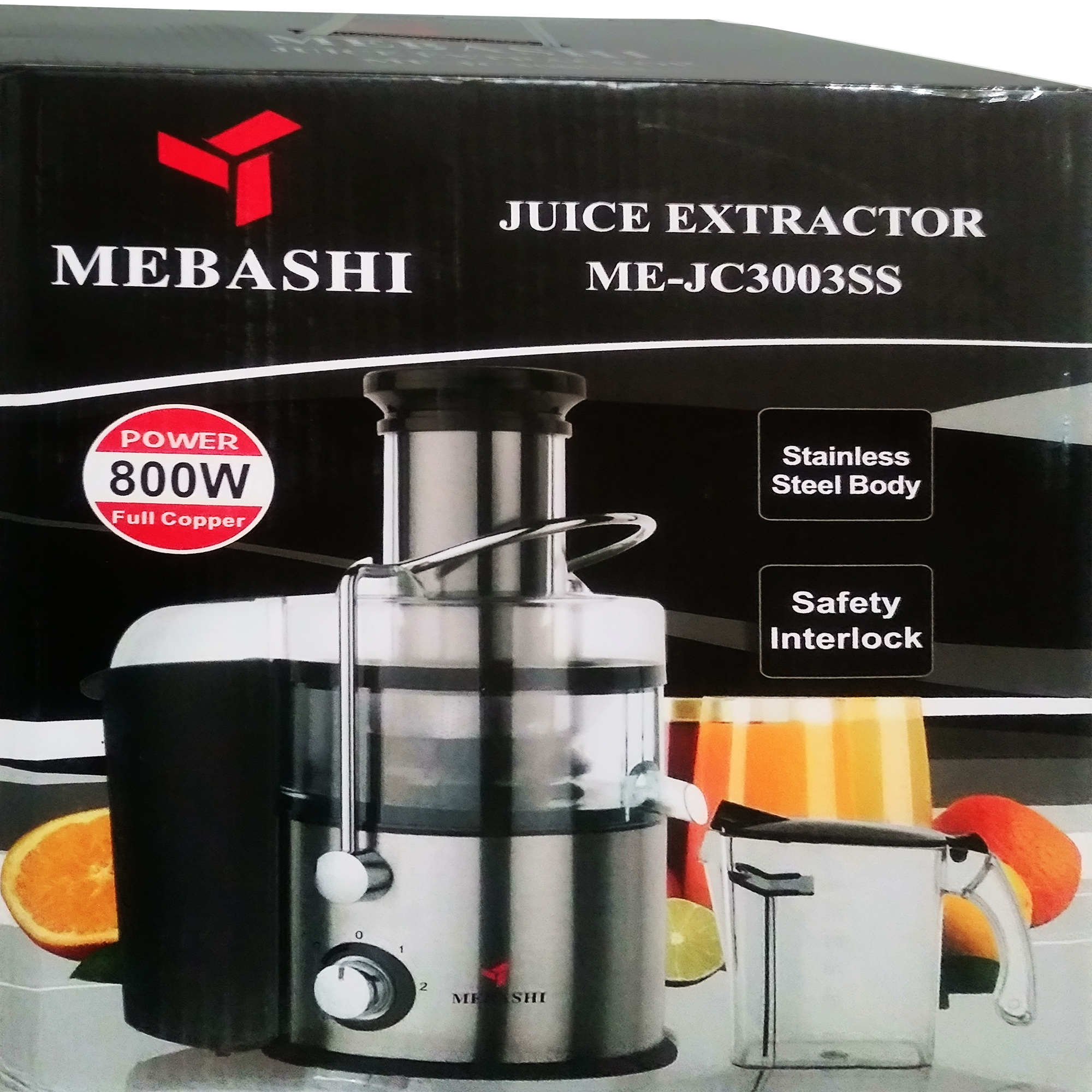 آبمیوه گیری مباشی مدل ME-JC-3003SS