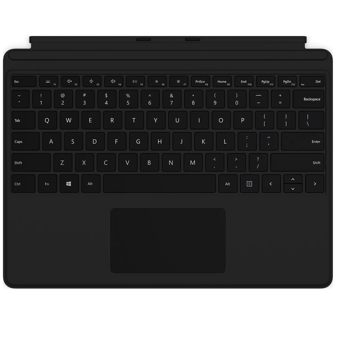 تبلت مایکروسافت مدل Surface Pro X LTE - D ظرفیت 512 گیگابایت به همراه کیبورد Black Type Cover
