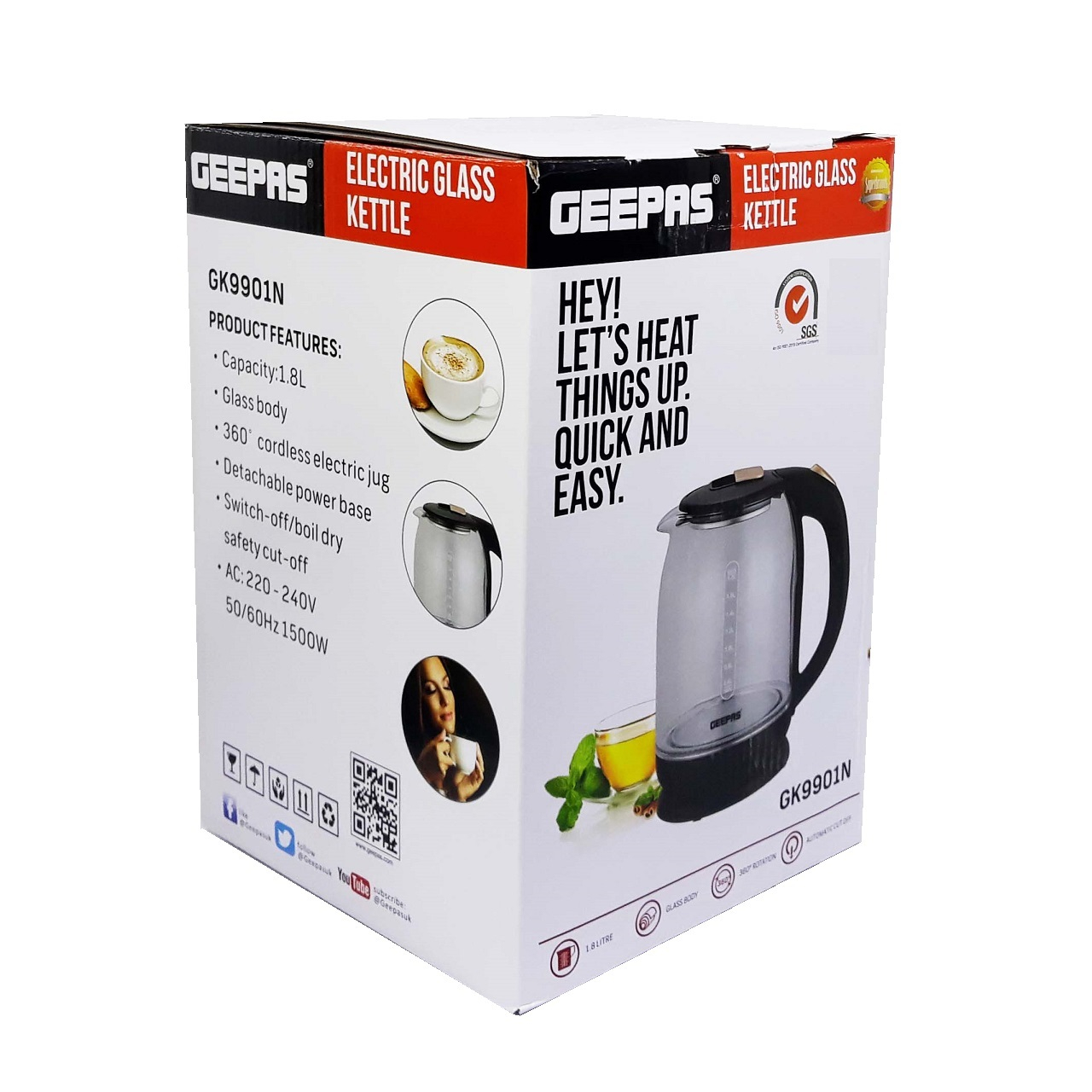 کتری برقی جی پاس مدل GK9901N