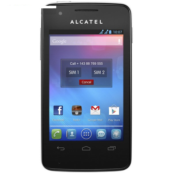 گوشی موبایل دو سیم‌کارت کارت آلکاتل وان تاچ S'Pop 4030D