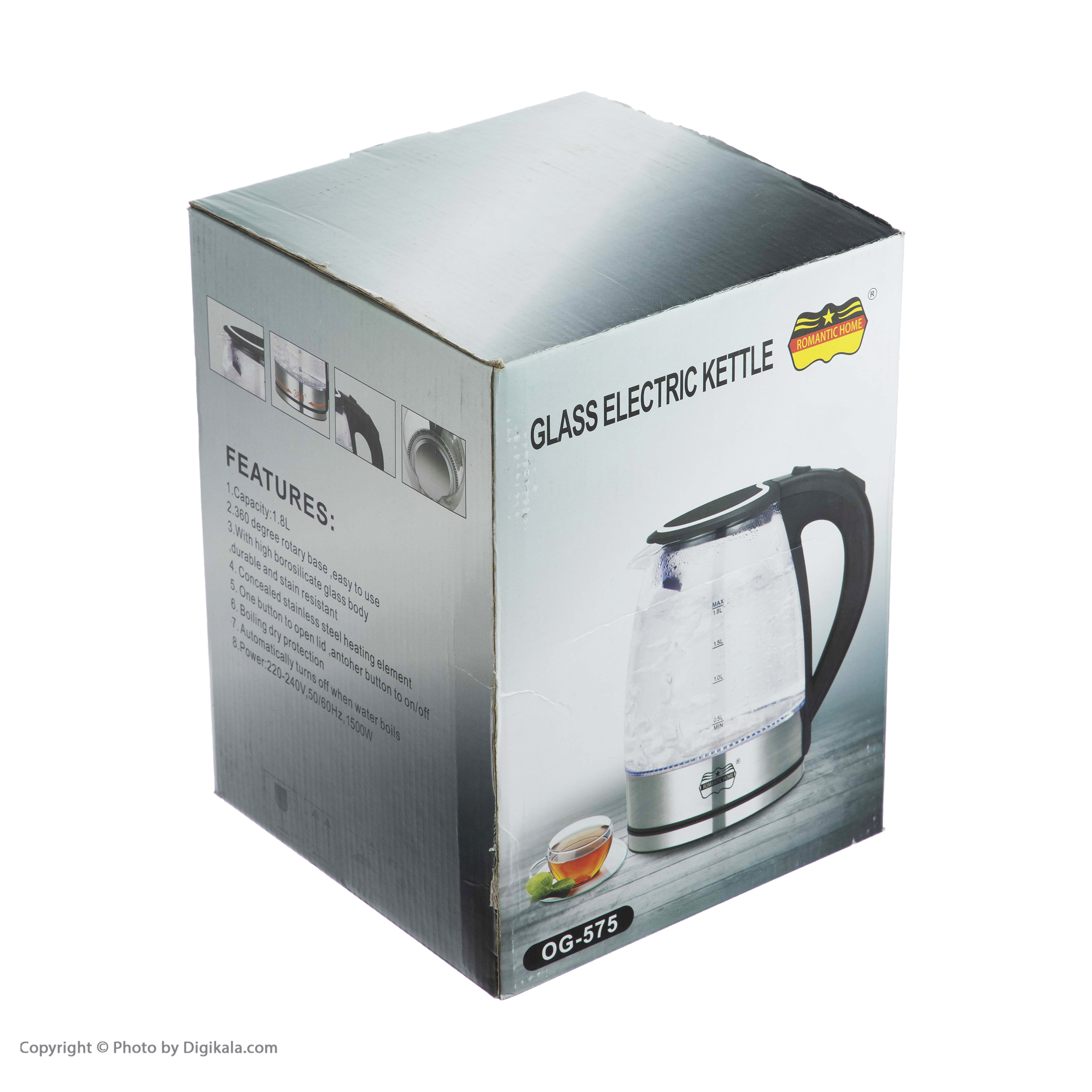 کتری برقی رومانتیک هوم مدل OG-575