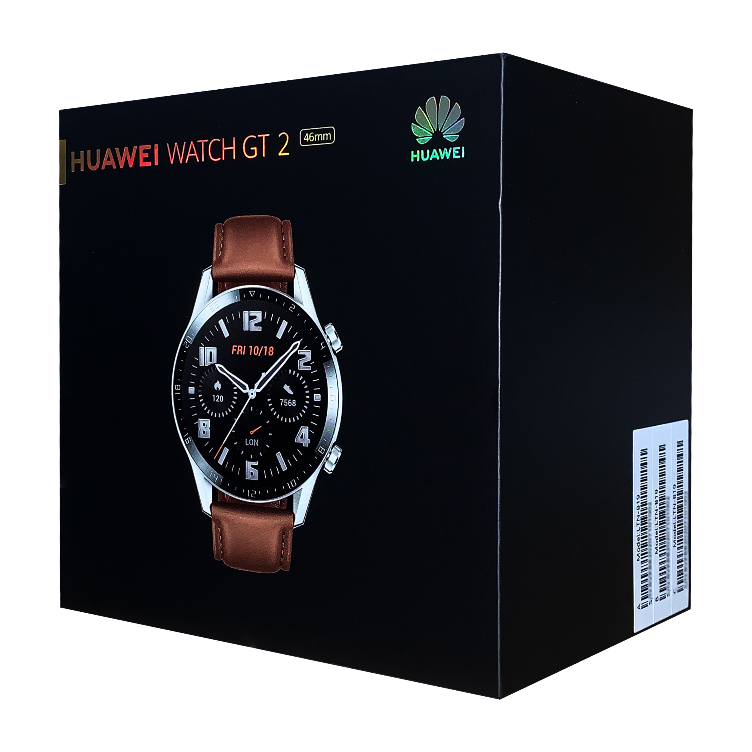 ساعت هوشمند هوآوی مدل WATCH GT 2 LTN-B19 46 mm بند چرمی