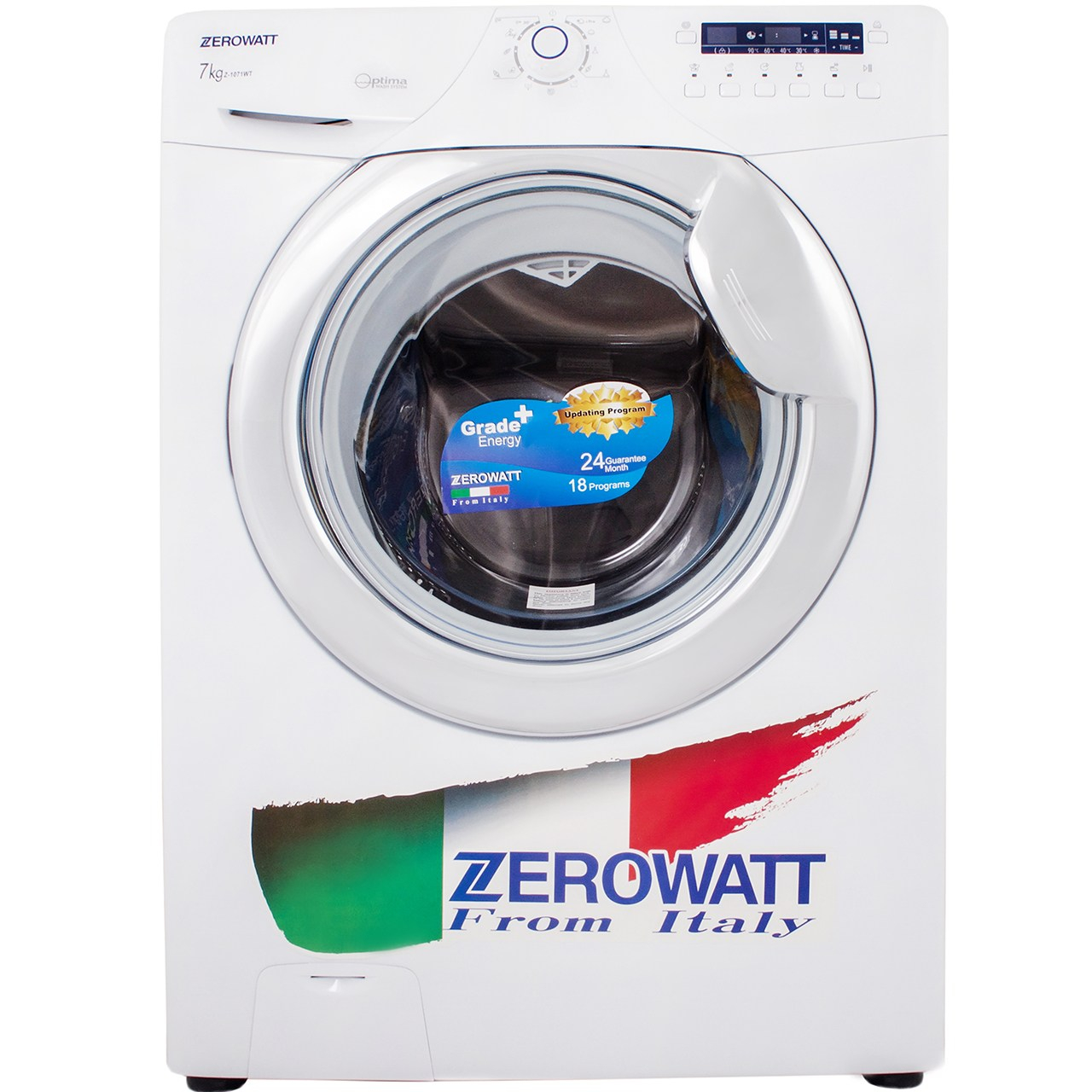 ماشین لباسشویی زیرووات مدل Z-1071WT ظرفیت 7 کیلوگرم