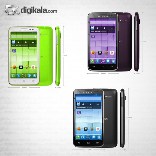 گوشی موبایل آلکاتل مدل One Touch X Pop 5035D دو سیم‌کارت