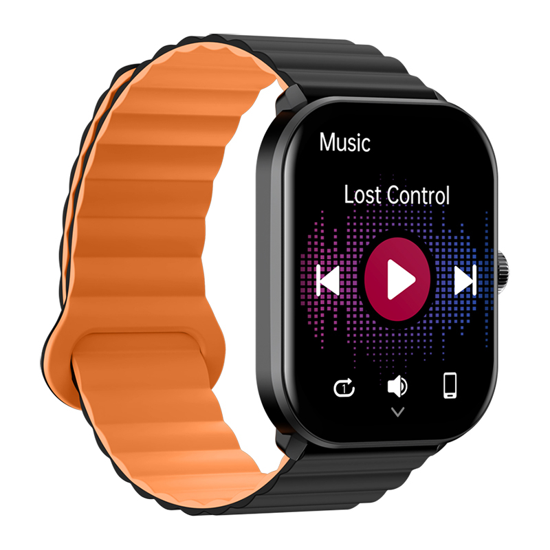 ساعت هوشمند 44 میلی متری گلوریمی مدل APY BASS GS1 PRO با بند سیلیکونی