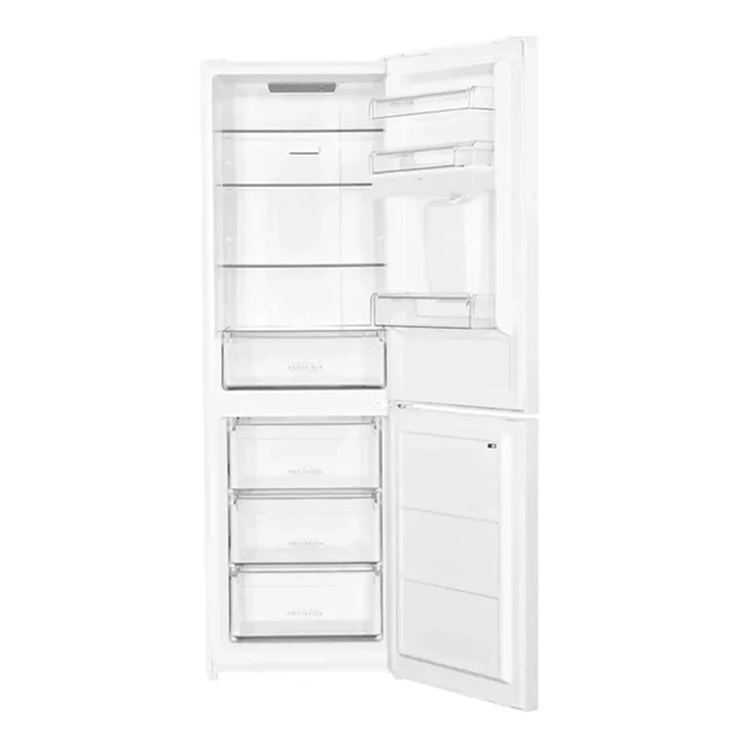 یخچال فریزر 18 فوت جی پلاس مدل GRF-P3117S/W، دارای آبریز دستی، با ارتفاع 184.3، پهنای 60 و عمق 67.2 سانتیمتر، میزان مصرف انرژی A++، دارای 4 طبقه در یخچال و 3 طبقه در فریزر