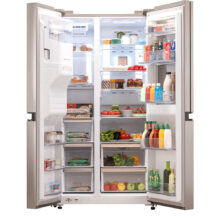 یخچال و فریزر ساید بای ساید 32 فوت دوو مدل DS-3440SS