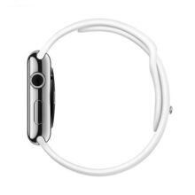 ساعت هوشمند اپل واچ سری 2 مدل 42mm Stainless Steel Case with White Sport Silicone Band