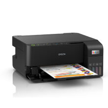 پرینتر جوهر افشان چندکاره رنگی اپسون مدل EcoTank L3550 با اتصال باسیم و بی‌سیم، سایز چاپ A4