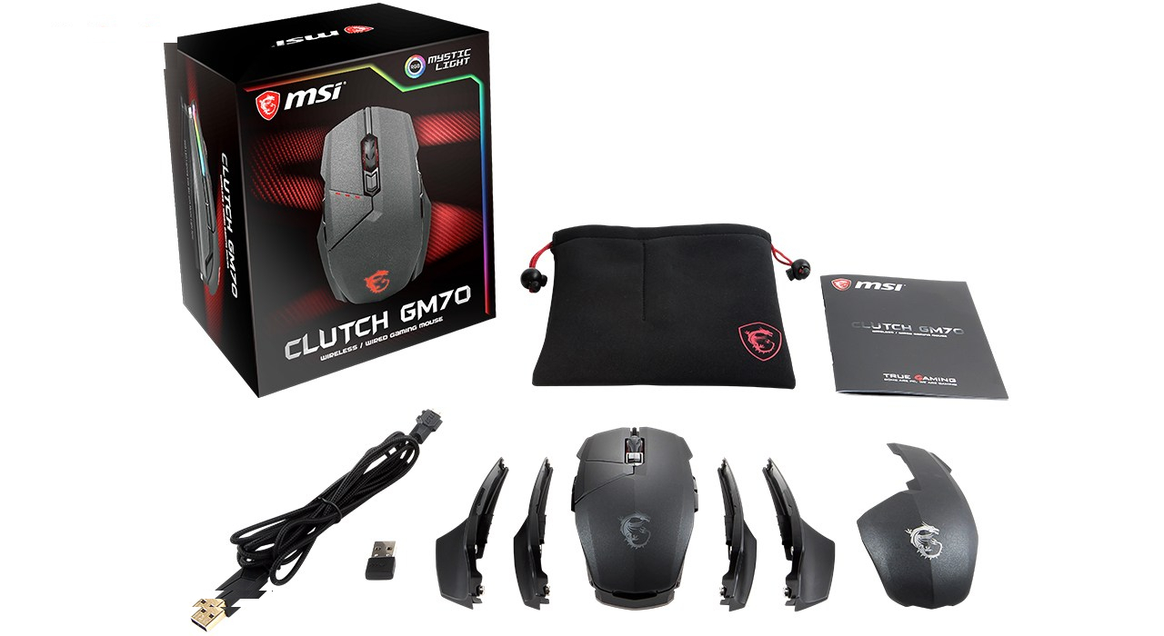 ماوس مخصوص بازی ام اس آی مدل Clutch GM70