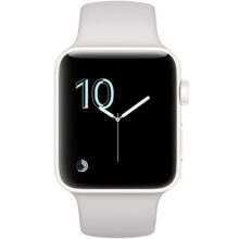 ساعت هوشمند اپل واچ سری 2 مدل 42mm Ceramic Case with Cloud Sport Silicone Band