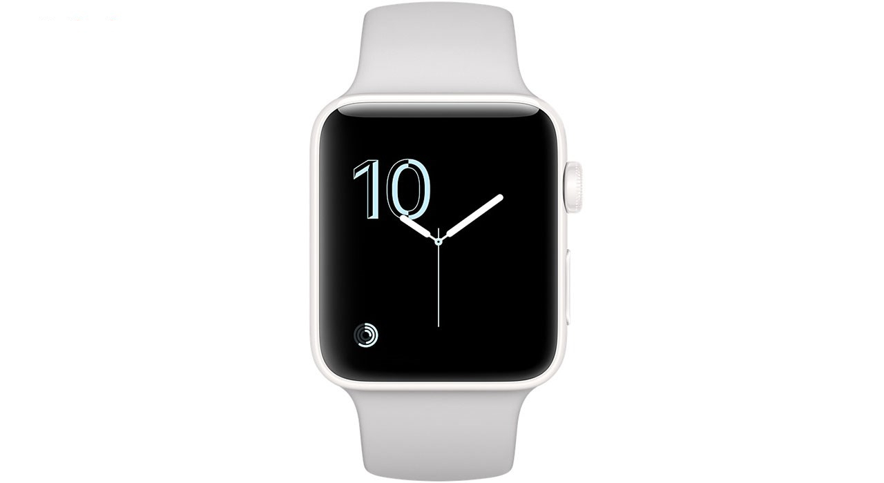 ساعت هوشمند اپل واچ سری 2 مدل 42mm Ceramic Case with Cloud Sport Silicone Band