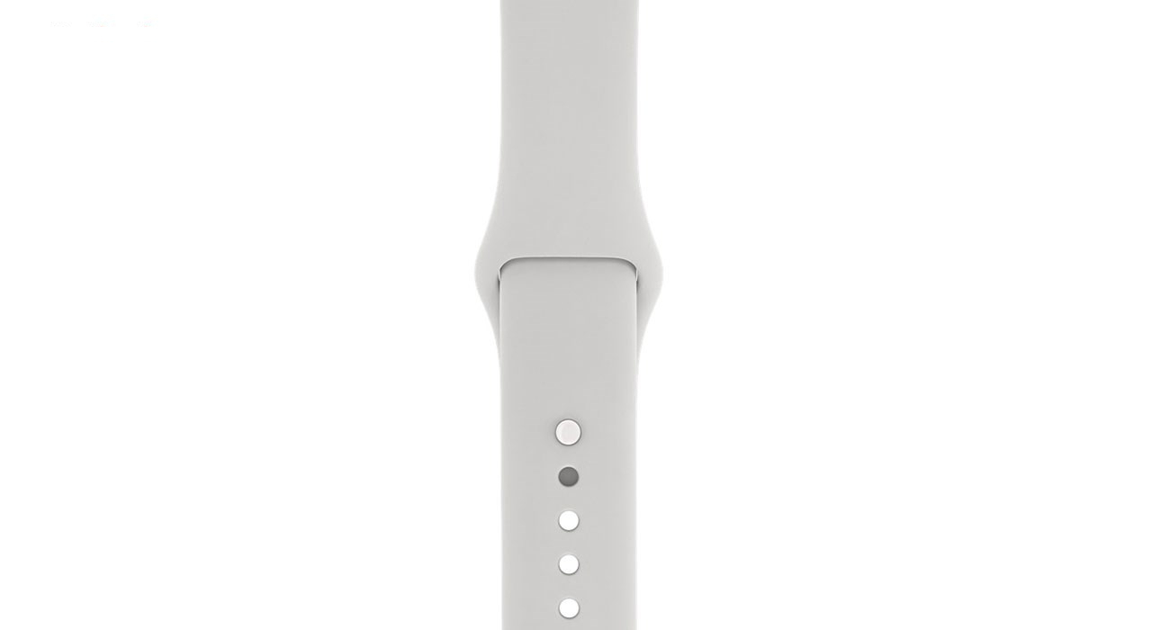 ساعت هوشمند اپل واچ سری 2 مدل 42mm Ceramic Case with Cloud Sport Silicone Band
