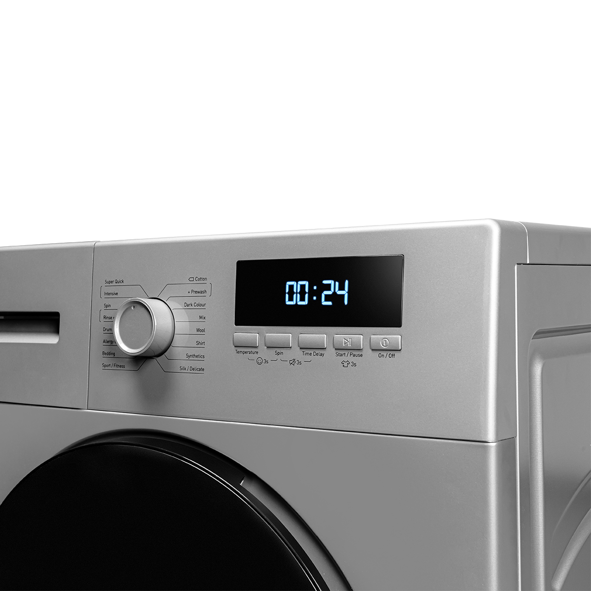 ماشین لباسشویی تی سی ال مدل E62-AW/AS ظرفیت 6 کیلوگرم