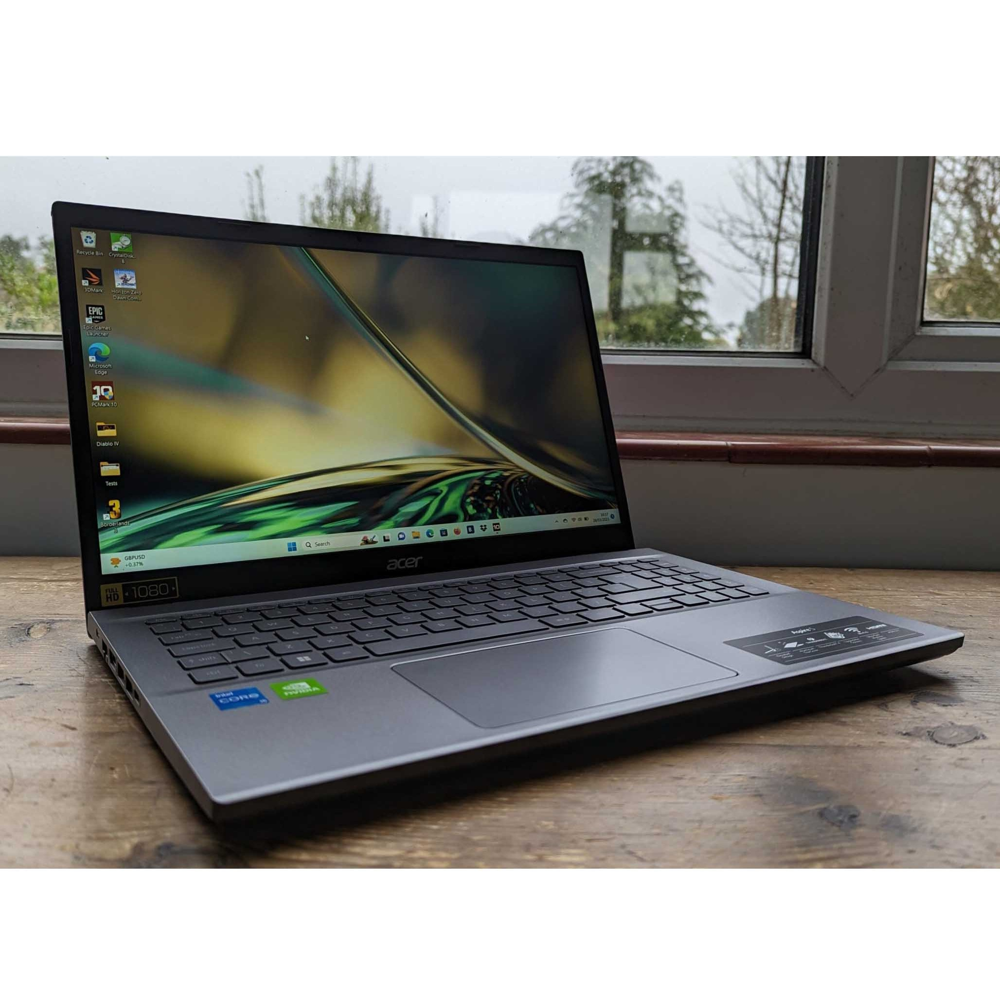 لپ تاپ 15.6 اینچی ایسر مدل Aspire 5 A515-58GM-50CH-i5 13420H-8GB DDR4-512GB SSD-RTX2050-IPS