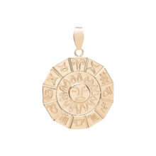 آویز گردنبند طلا 18 عیار زنانه گالری شیدا مجد مدل خورشید