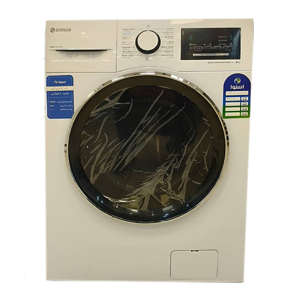 ماشین لباسشویی 8 کیلوگرم اتوماتیک اسنوا مدل SWM-A81W