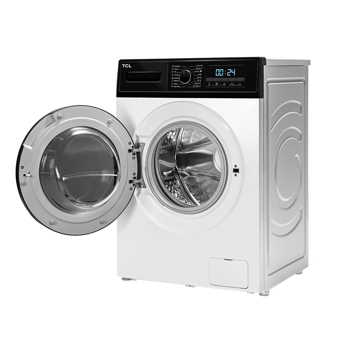 ماشین لباسشویی تی سی ال مدل G82-BS/BW ظرفیت 8 کیلوگرم