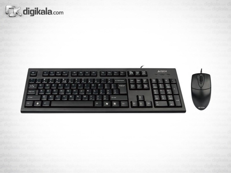 کیبورد و ماوس باسیم ای فورتک مدل KR-8520D