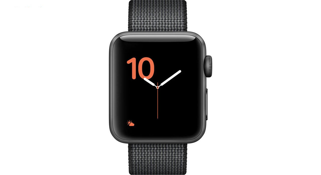 ساعت هوشمند اپل واچ سری 2 مدل 38mm Space Gray Aluminum Case With Black Nylon Band