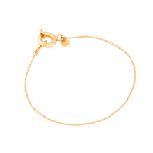 دستبند زنجیری طلا 18 عیار زنانه گالری شیدا مجد مدل پنی