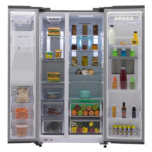 یخچال و فریزر ساید بای ساید 35 فوت اسنوا مدل SN8-2035SS