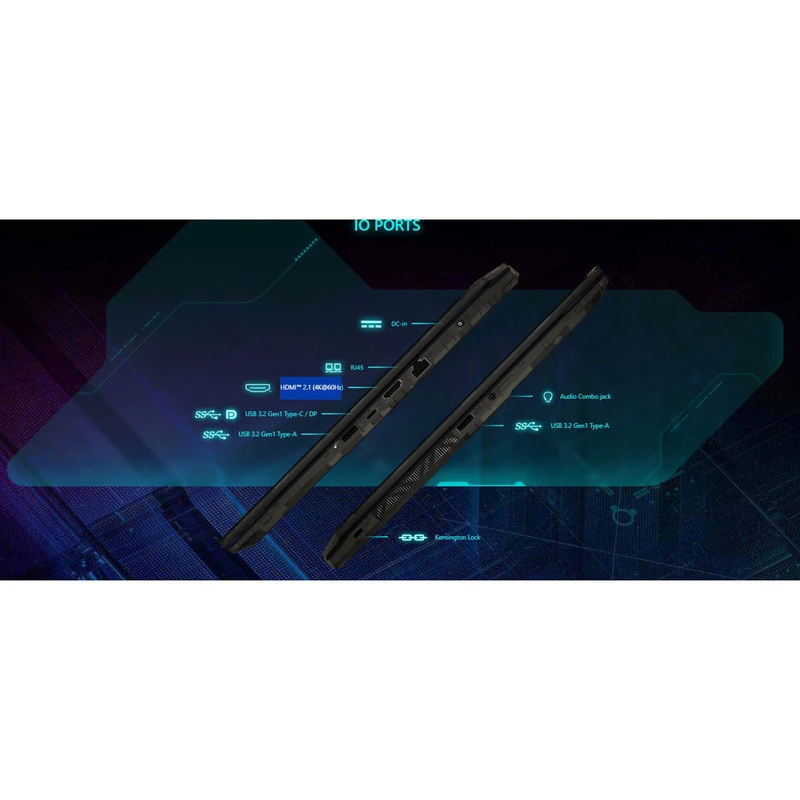 لپ تاپ 15.6 اینچی ام اس آی مدل Cyborg 15 A13UDX-i7 13620H-16GB DDR5-1TB SSD-RTX3050 6GB-FHD 144Hz