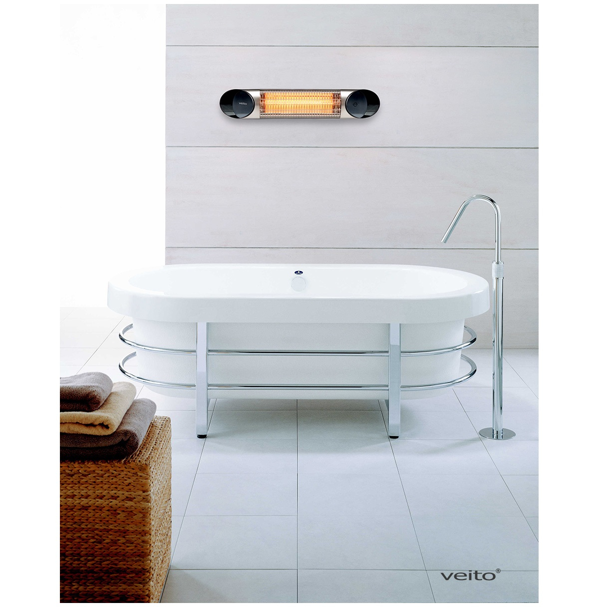 بخاری برقی دیواری ویتو مدل  Space S