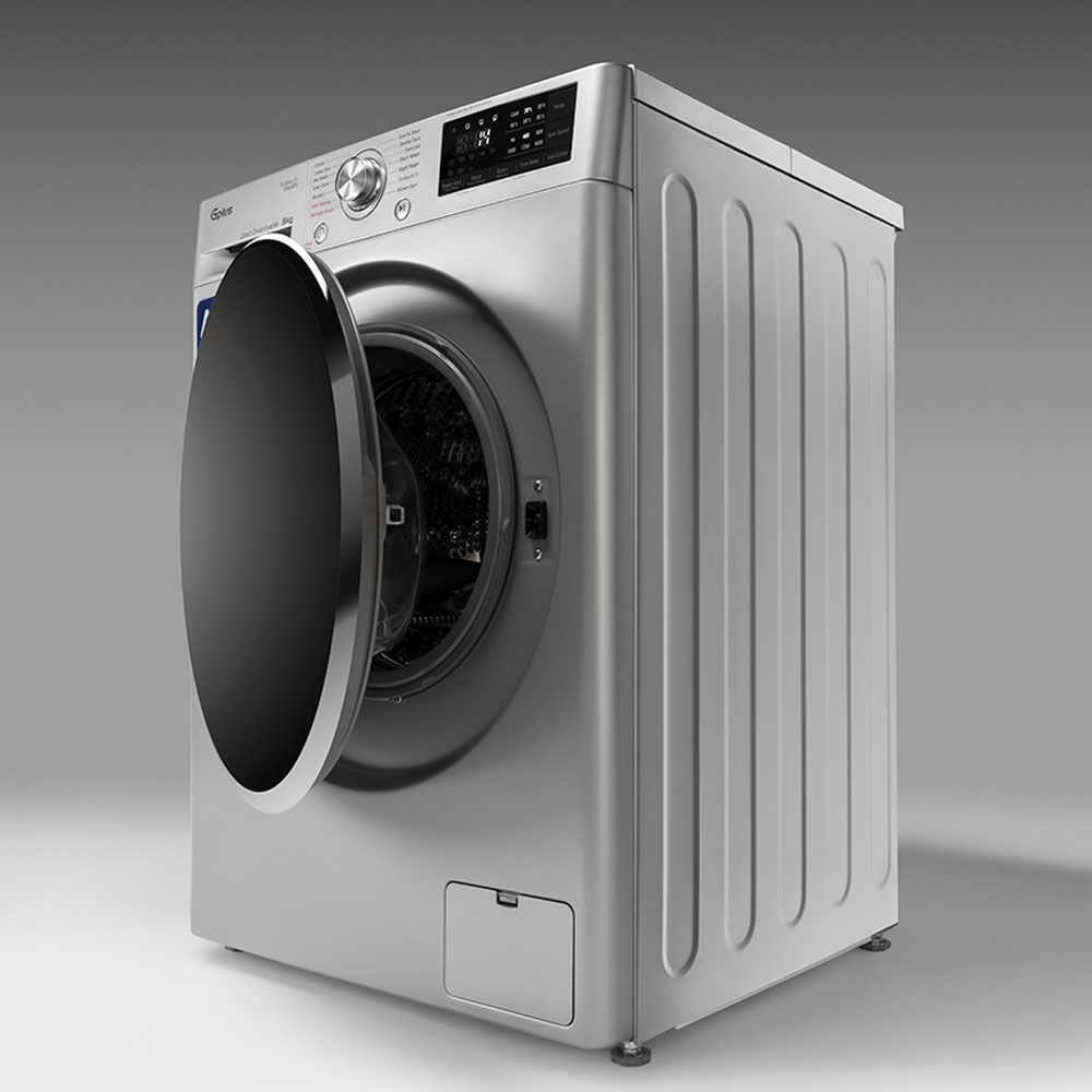 ماشین لباسشویی اتوماتیک جی پلاس مدل GWM-P99S ظرفیت 9 کیلوگرم