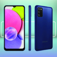 گوشی موبایل سامسونگ مدل Galaxy A03s SM-A037F/DS دو سیم کارت ظرفیت 32 گیگابایت و رم 3 گیگابایت