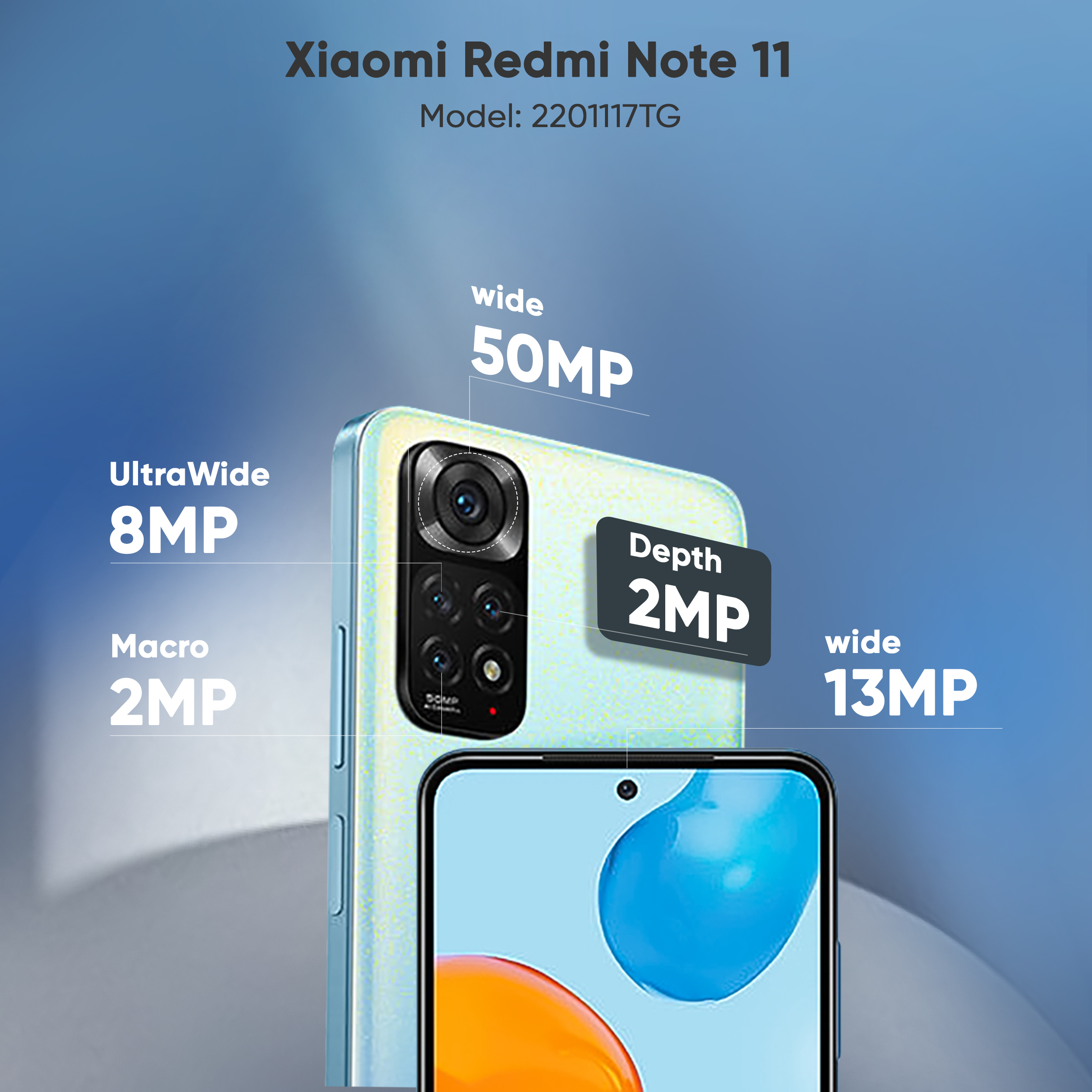 گوشی موبایل شیائومی مدل Redmi Note 11 2201117TG دو سیم‌ کارت ظرفیت 64 گیگابایت و رم 4 گیگابایت