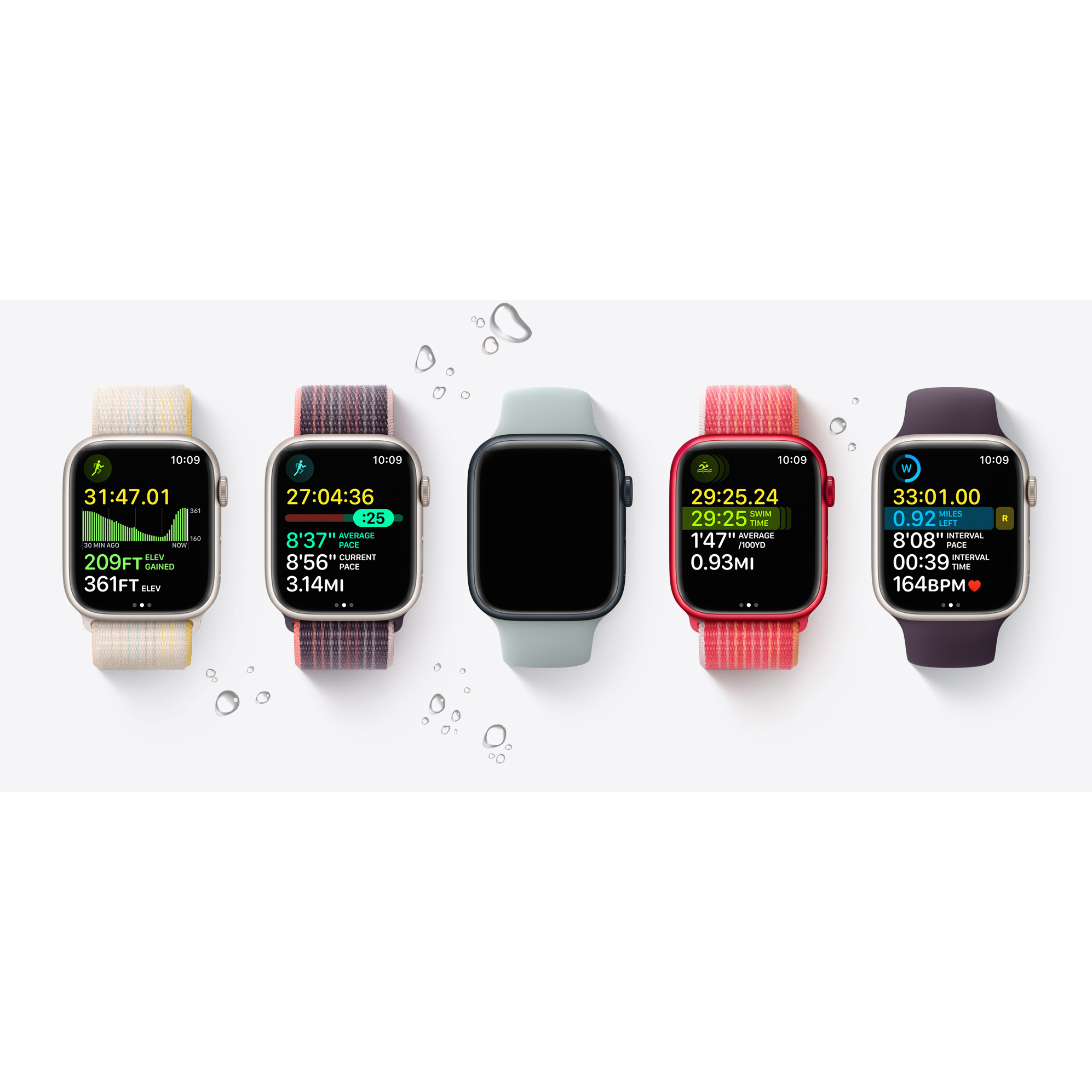 ساعت هوشمند اپل مدل Series 8 Aluminum 41mm دارای قابلیت های صفحه نمایش رنگی، صفحه نمایش لمسی، کنترل موسیقی (Music Player)، کنترل سطح اکسیژن خون، قابلیت مکالمه مستقیم بند سیلیکون