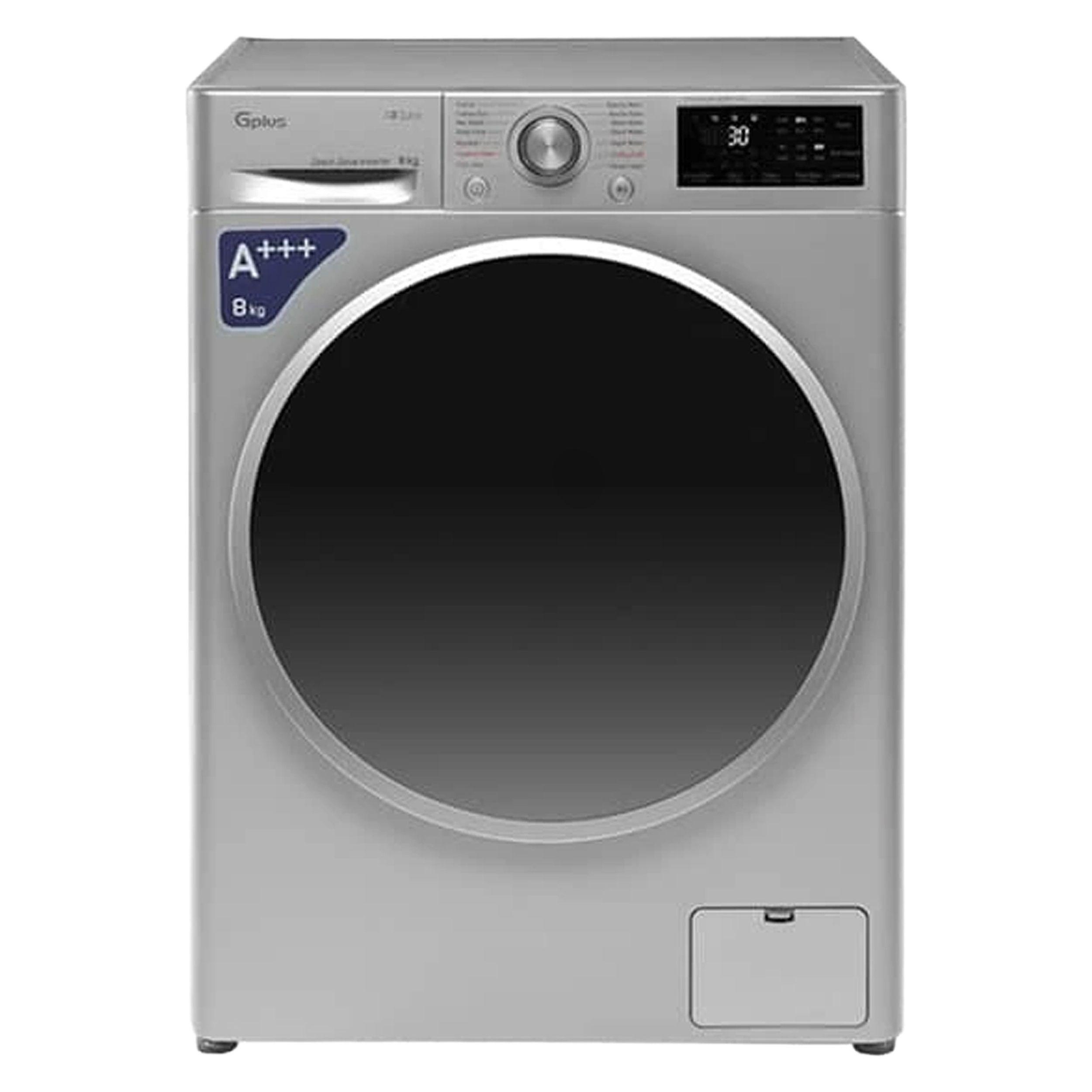 ماشین لباسشویی اتوماتیک جی پلاس مدل GWM-M870S ظرفیت 8 کیلوگرم