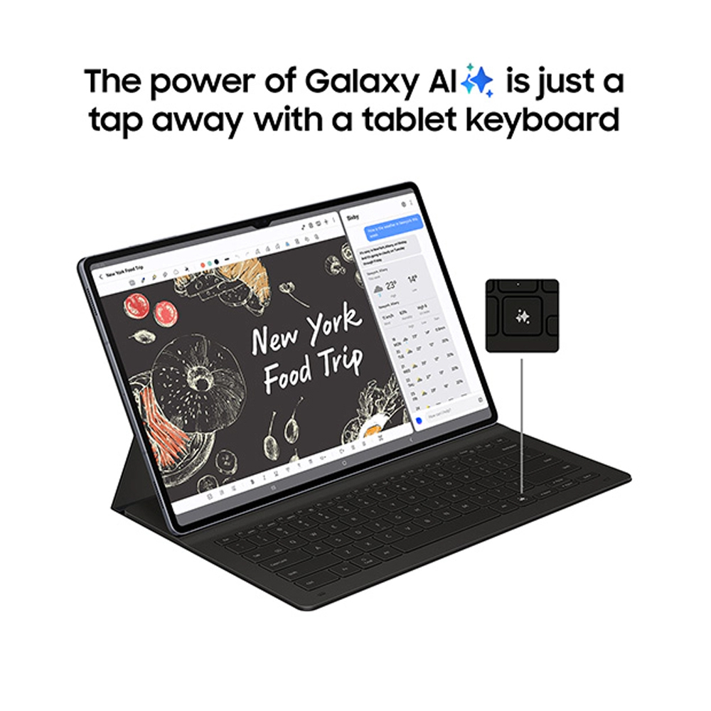 تبلت 14.6 اینچ سامسونگ مدل Galaxy Tab S10 Ultra Wi-Fi ظرفیت 256 گیگابایت و رم 12 گیگابایت به همراه کیبورد