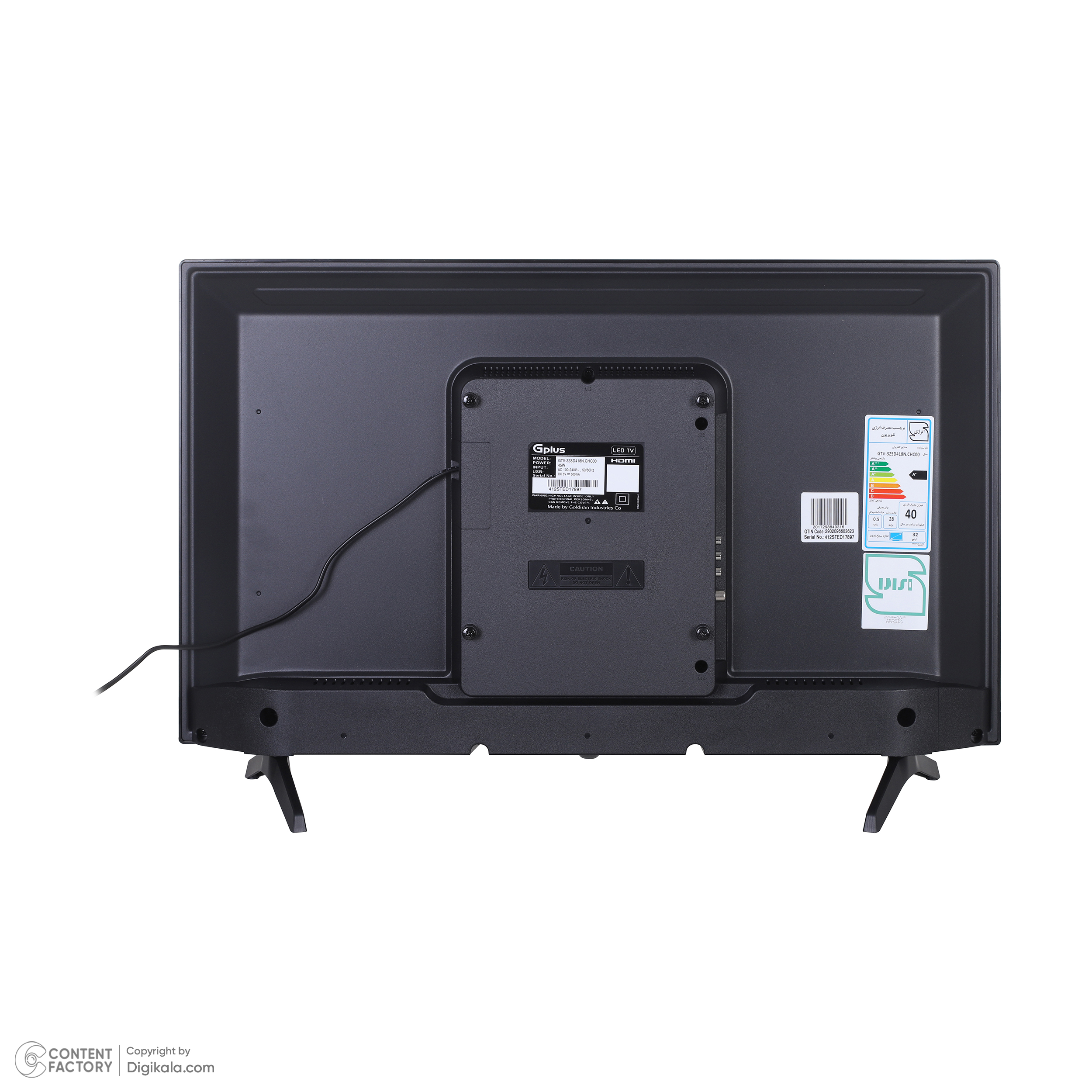 تلویزیون 32 اینچ ال ای دی جی پلاس مدل GTV-32SD418N
