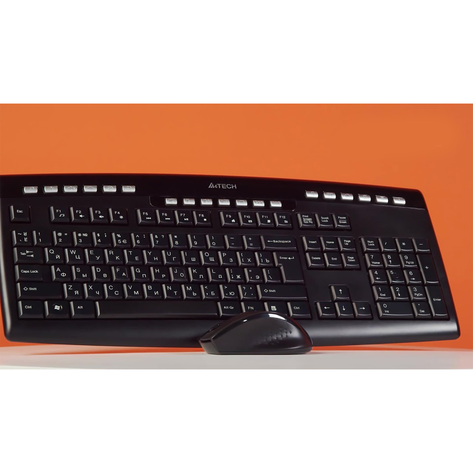 کیبورد و ماوس بی سیم ای فورتک مدل 9200F