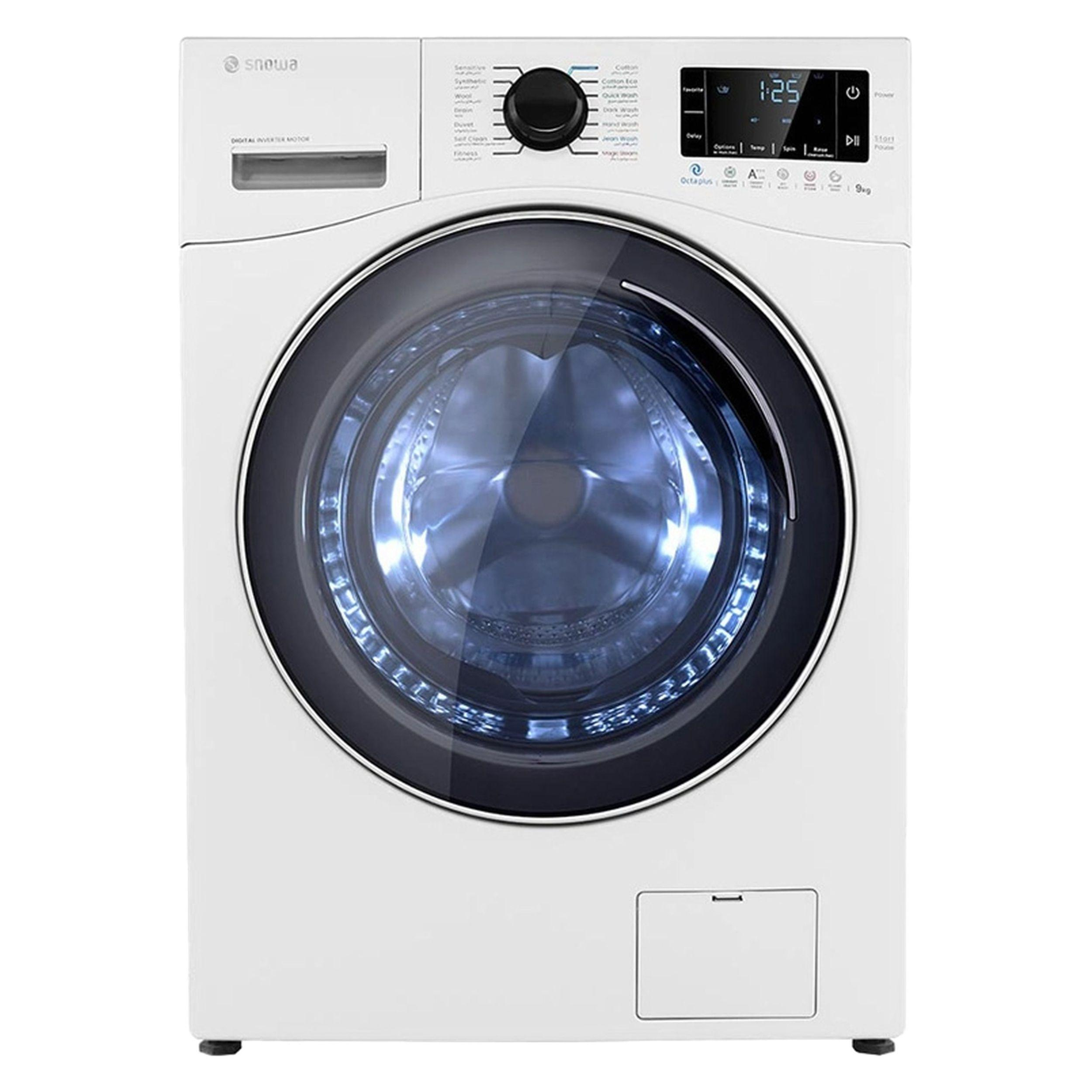 ماشین لباسشویی 9 کیلوگرم اتوماتیک اسنوا مدل SWM-E92W