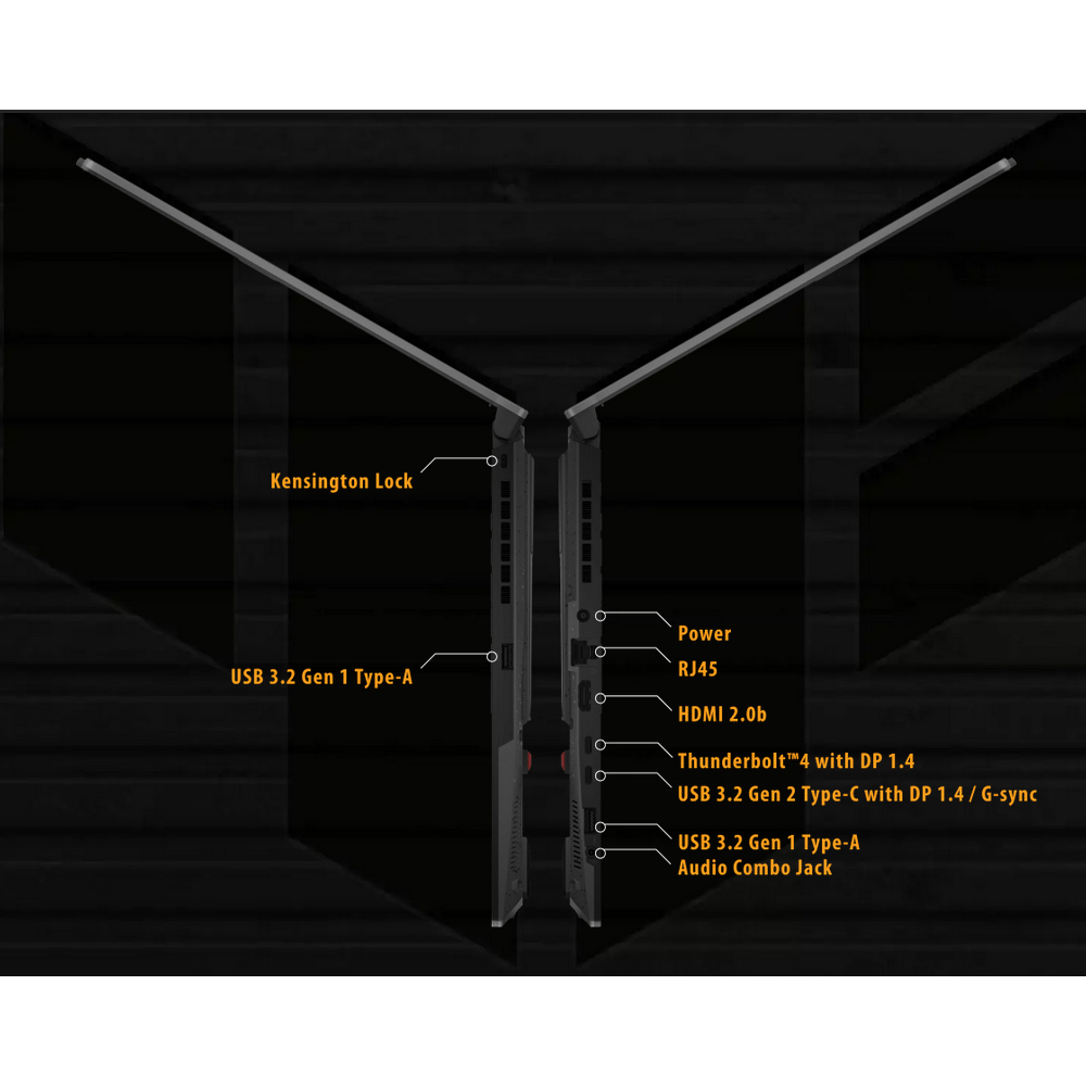 لپ تاپ 15.6 اینچی ایسوس مدل TUF Gaming F15 FX507ZC4-HN132-i7 12700H-16GB DDR4 3200MHz-1TB SSD-RTX3050 4GB-FHD 144Hz