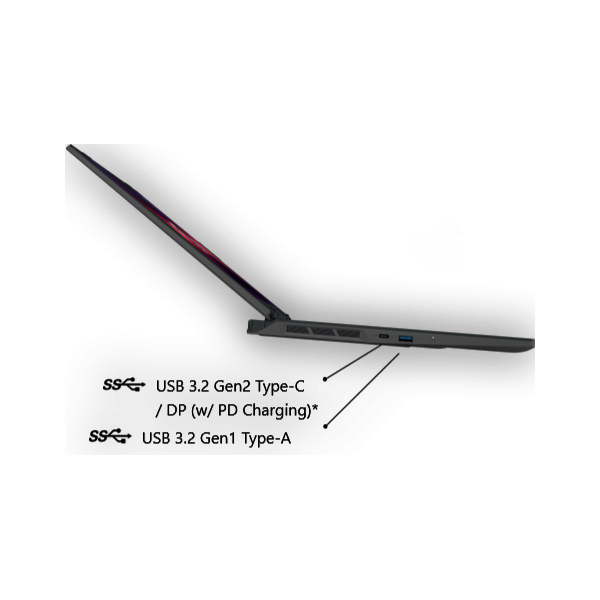 لپ تاپ 16 اینچی ام اس آی مدل Sword 16 HX B13VGKG-i7 13700HX-32GB DDR5-1TB SSD-RTX4070-FHD