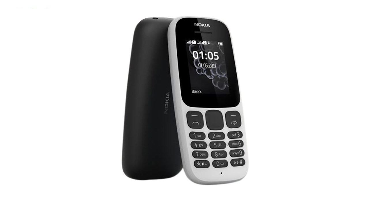 گوشی موبایل نوکیا مدل 105 (2017) دو سیم‌ کارت