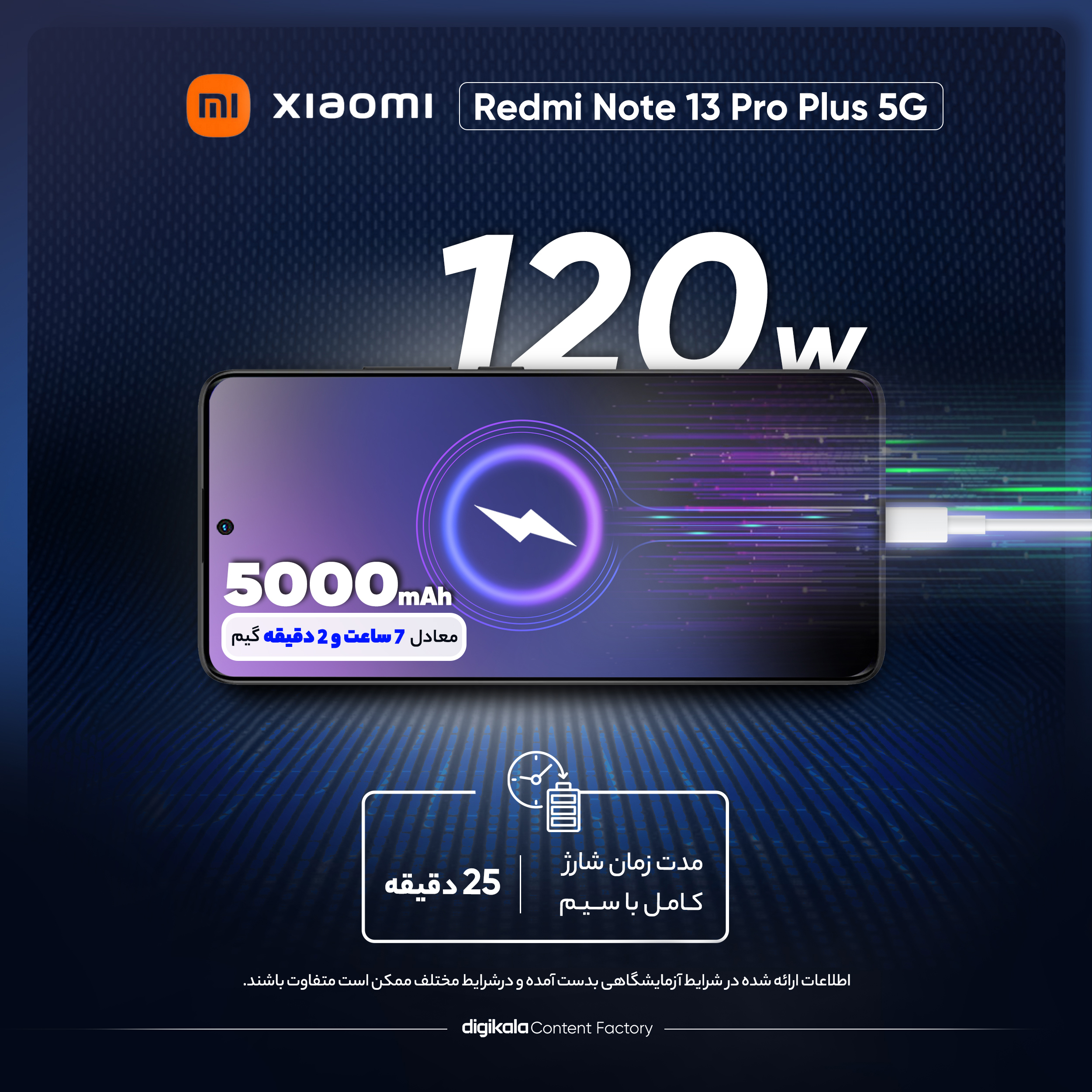 گوشی موبایل شیائومی مدل Redmi Note 13 Pro Plus 5G دو سیم کارت ظرفیت 512 گیگابایت و رم 16 گیگابایت - پک چین
