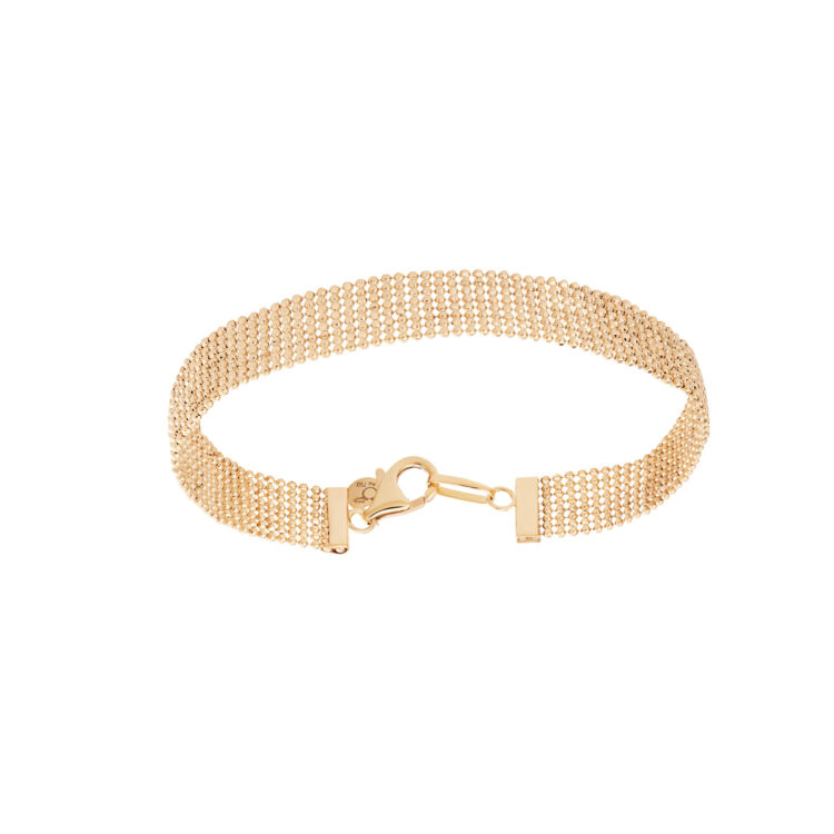 دستبند طلا 18 عیار زنانه گالری شیدا مجد مدل پونتو